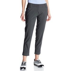 adidas Golf Contrast Cropped Pant, Black/Lead 4